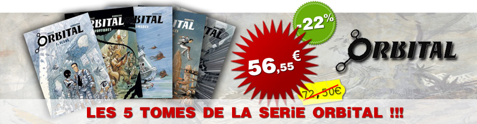 Offre Orbital : 5 tomes + 1 ex-libris