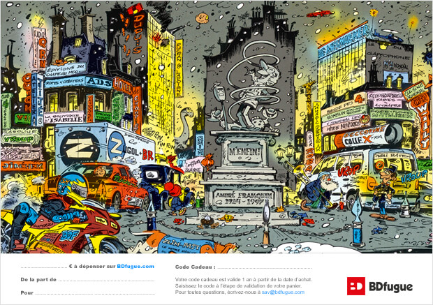 Hommage de Colman à Franquin
