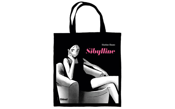 Totebag Roman Graphique Gl&eacute;nat (Sibylline)