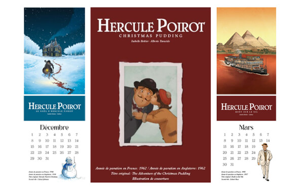 Calendrier Agatha Christie poirot