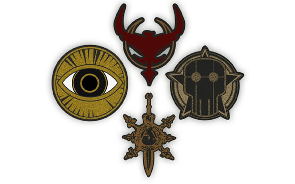 Set d'écussons offerts