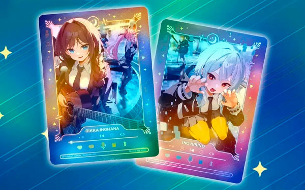 Set de cartes Midnight heart tune offert