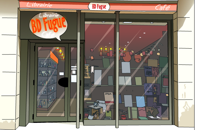 BD fugue Café Besançon : librairie spécialisée BD