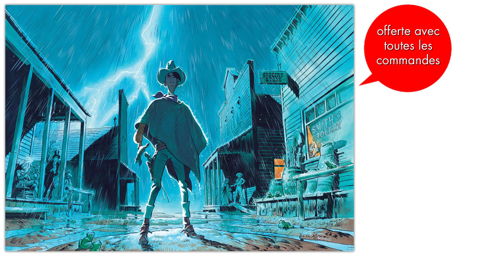Carte de voeux Lucky Luke