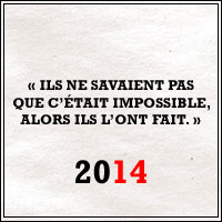 Les quatorze de 2014