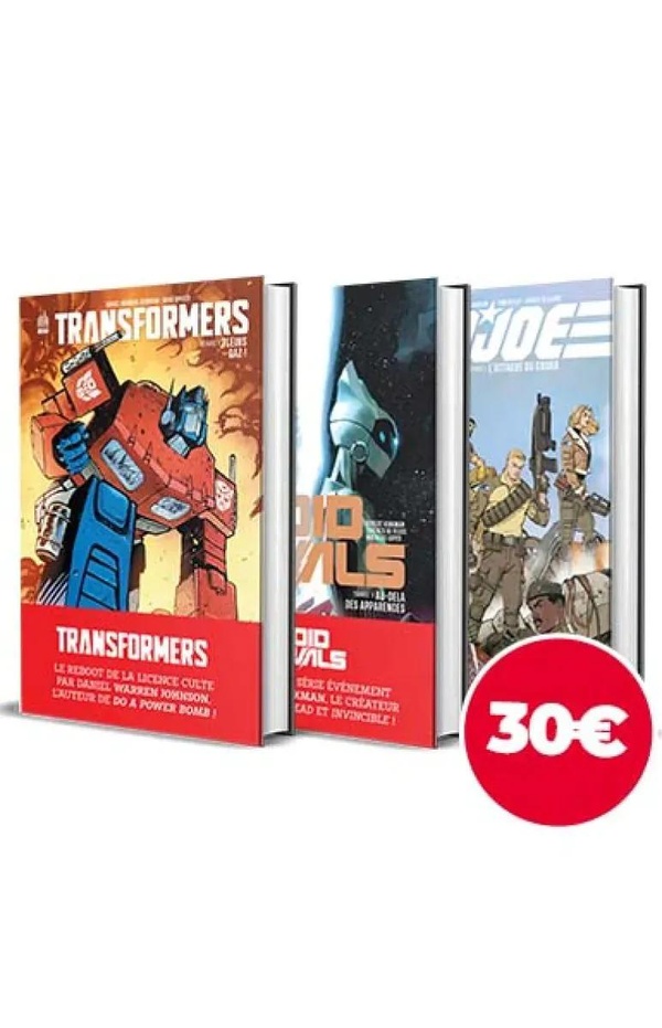 Pack Energon Universe - Transformers tome 1+ Void Rivals tome 1 + GI Joe tome 1