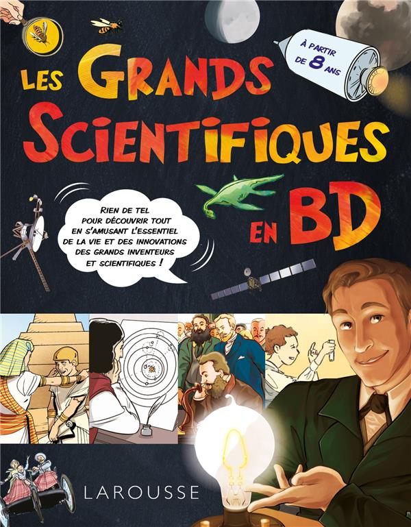 les grands scientifiques en BD