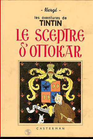 Tintin tome 8 - le sceptre d'ottokar (fac-similé N&B 1938-39) - CASTERMAN