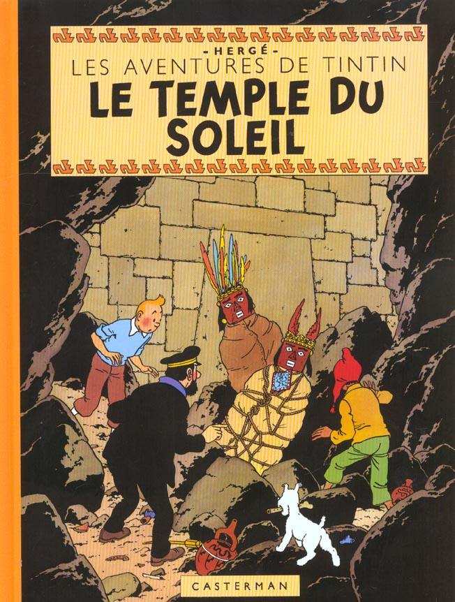 Tintin tome 14 - le temple du soleil (fac-similé couleurs 1949) - CASTERMAN