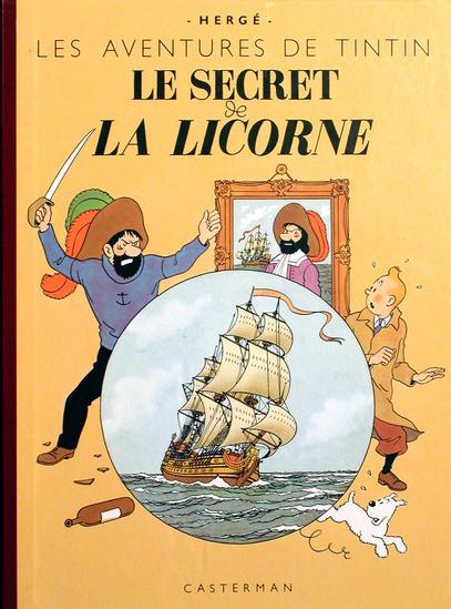 Tintin tome 11 - le secret de la licorne (fac-similé couleurs 1943) - CASTERMAN
