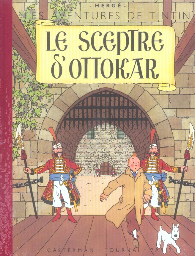 Tintin tome 8 - le sceptre d'ottokar (fac-similé couleurs 1947) - CASTERMAN
