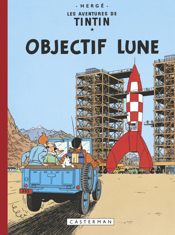 Tintin tome 16 - objectif lune (fac-similé couleurs 1953) - CASTERMAN
