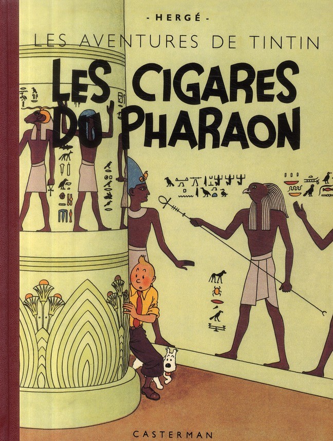 Tintin tome 4 - les cigares du pharaon (fac-similé N&B 1942) - CASTERMAN