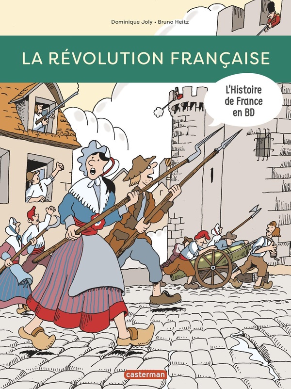 Couverture : L’Histoire de France en BD – La Révolution française
