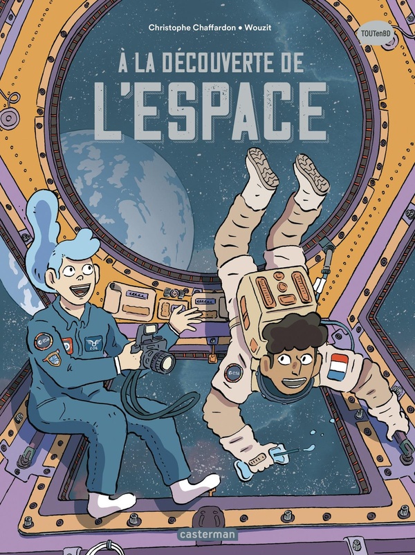 Couverture : Les sciences en BD – À la découverte de l’Espace