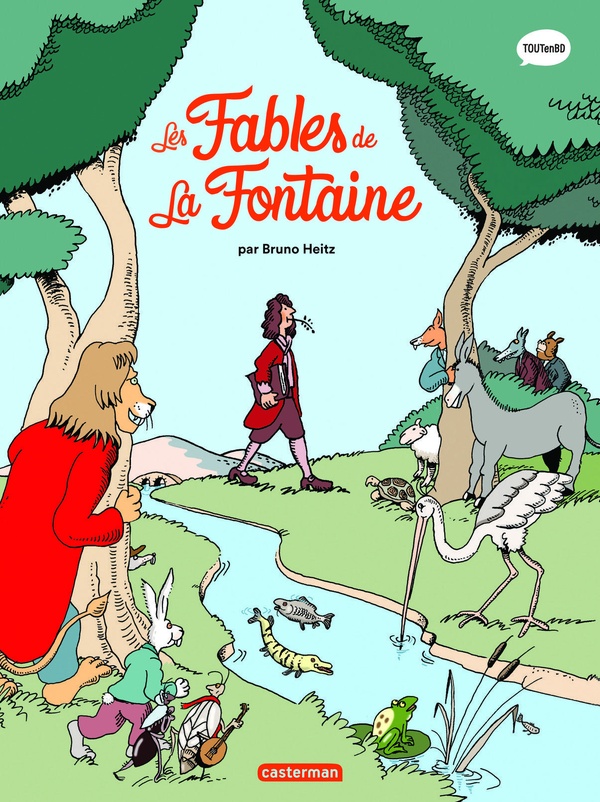 Couverture : Les classiques en BD – Les Fables de La Fontaine