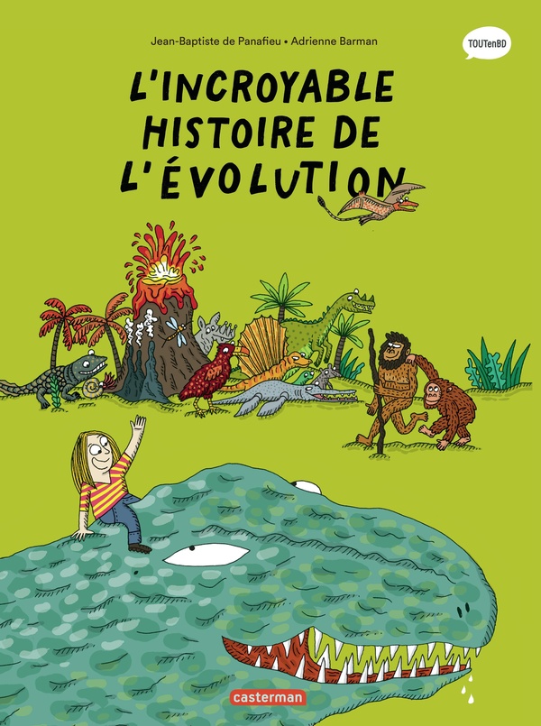 Couverture : Les sciences en BD – L’incroyable histoire de l’évolution