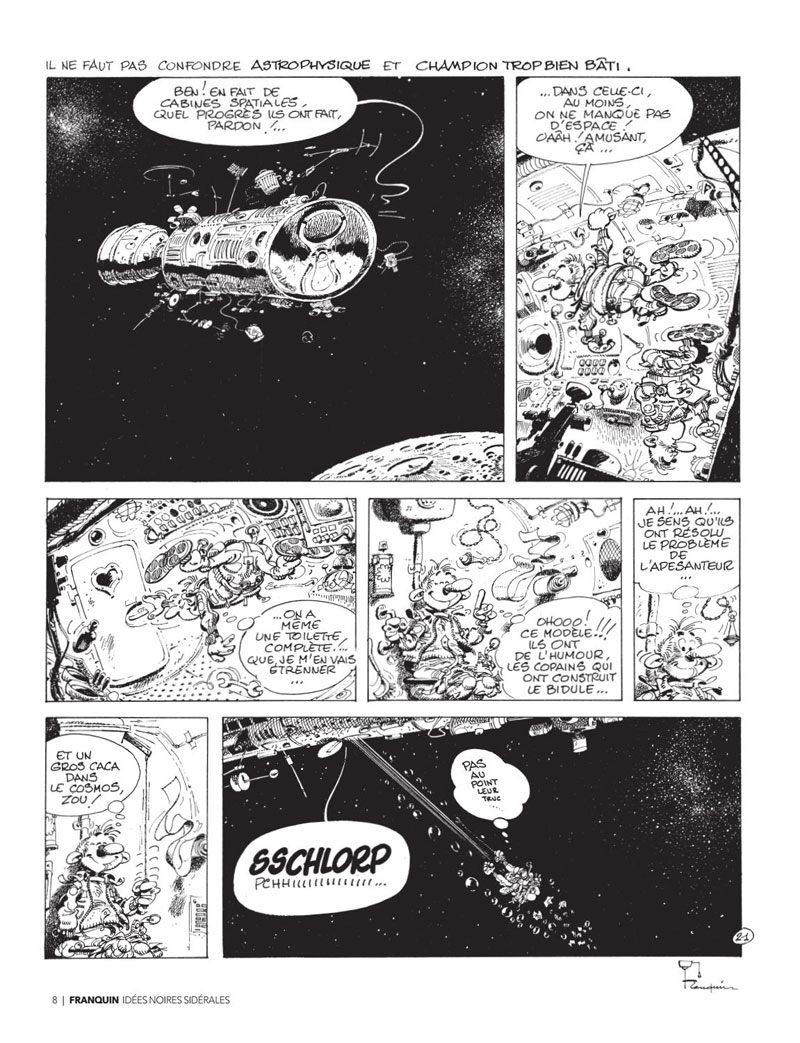 Page 6 Franquin , Il était une fois Idées noires
