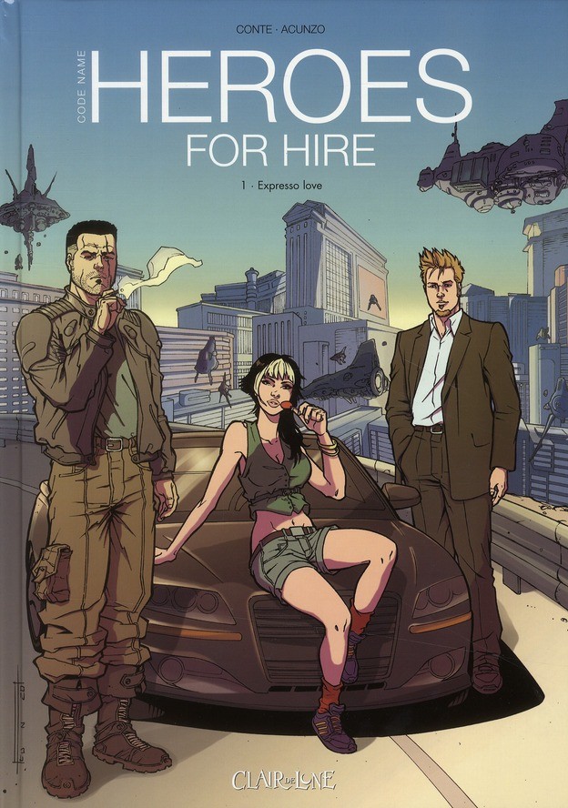 Couverture Heroes for hire