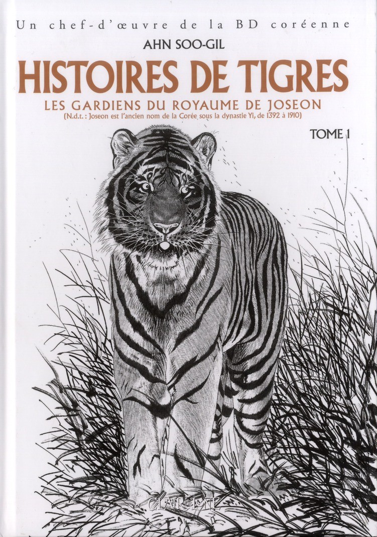 Couverture Histoires de tigres - les gardiens du royaume de Joseon