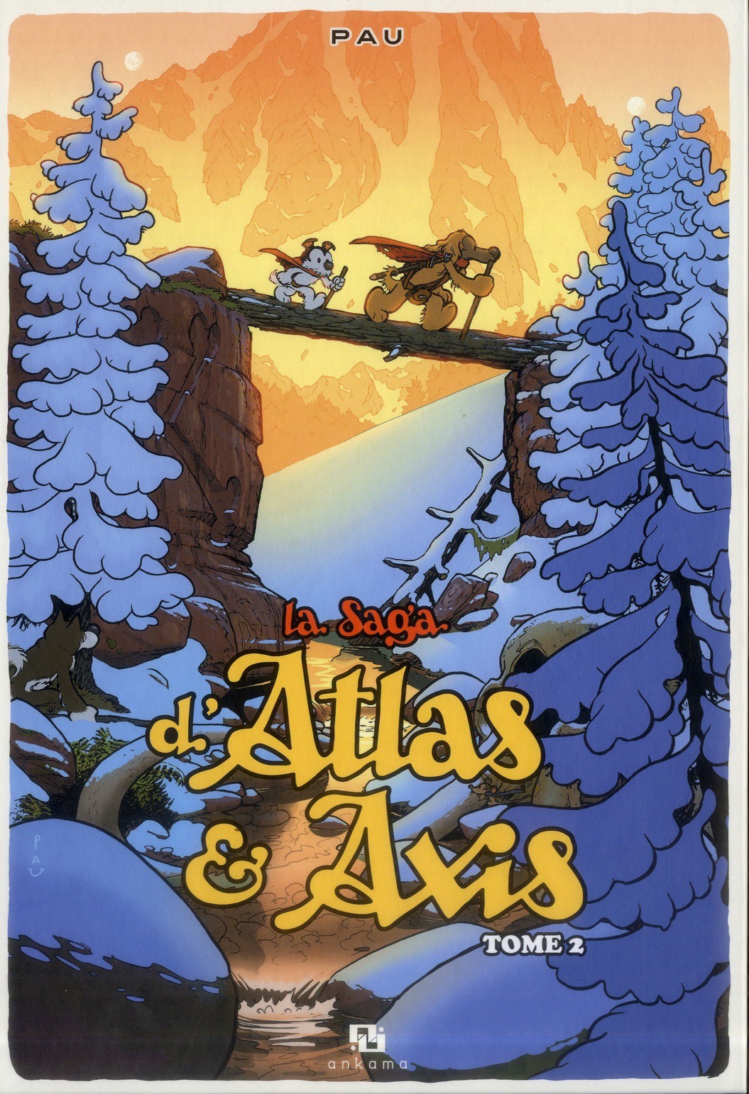 Couverture La saga d'Atlas & Axis