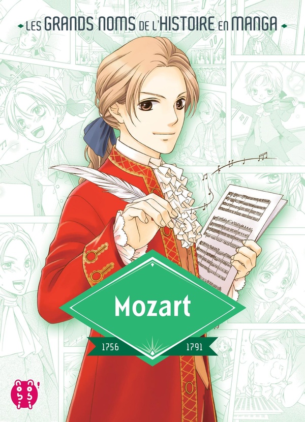 Couverture : Mozart – Les Grands Noms de l’Histoire en Manga