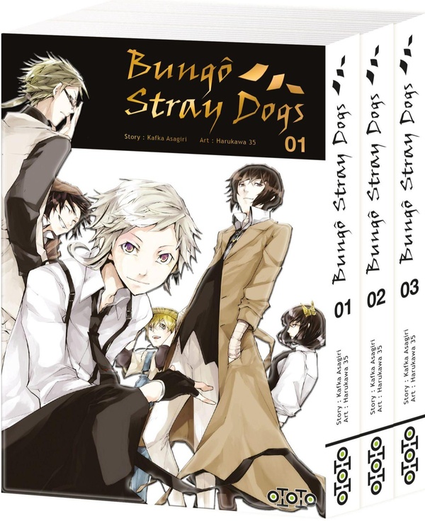 Bungô stray dogs - pack or tomes 1 à 3