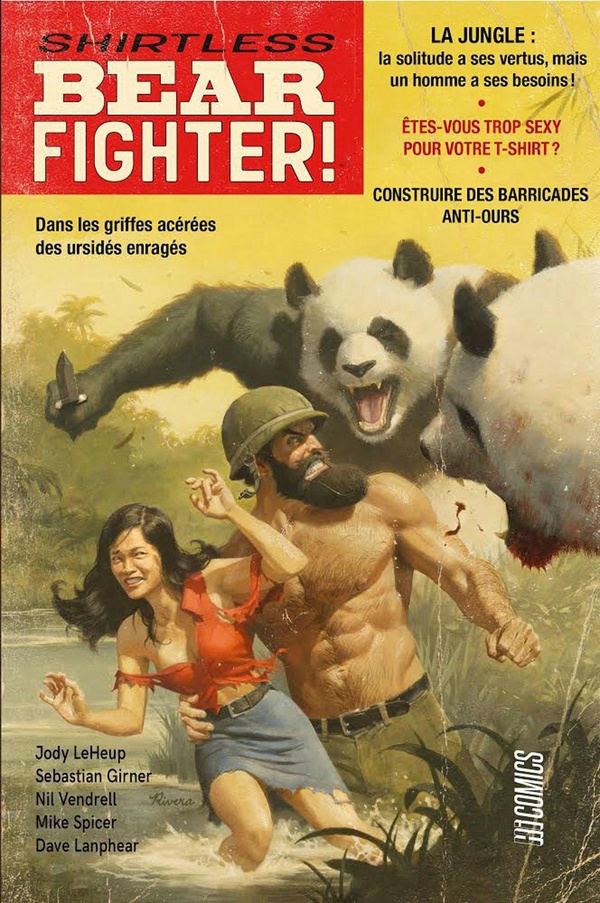 Shirtless bear fighter