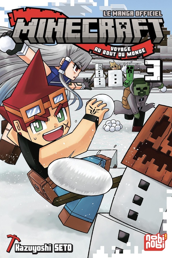Minecraft, le manga officiel tome 3 - Nobi Nobi