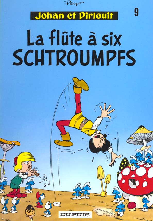 johan et pirlouit tome 9 - la flûte à six schtroumpfs