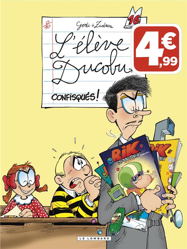 l'élève ducobu tome 16 - confisqués