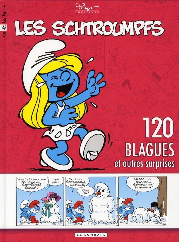 les schtroumpfs tome 4 - 120 blagues et autres surprises