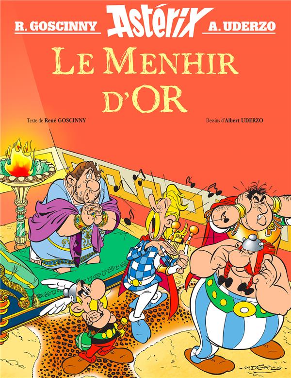 Astérix - Le menhir d'or (album illustré)