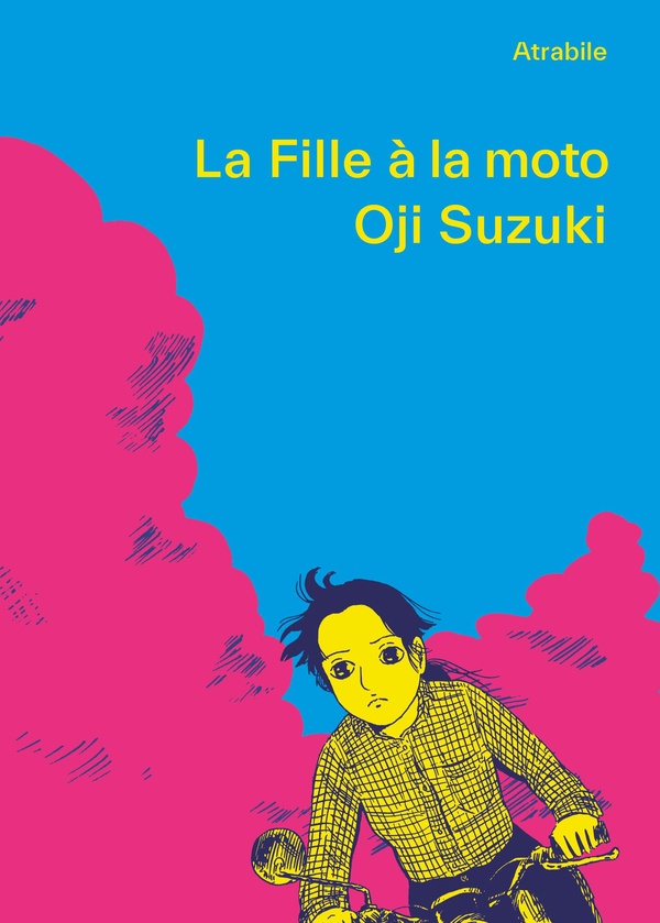 La fille à la moto