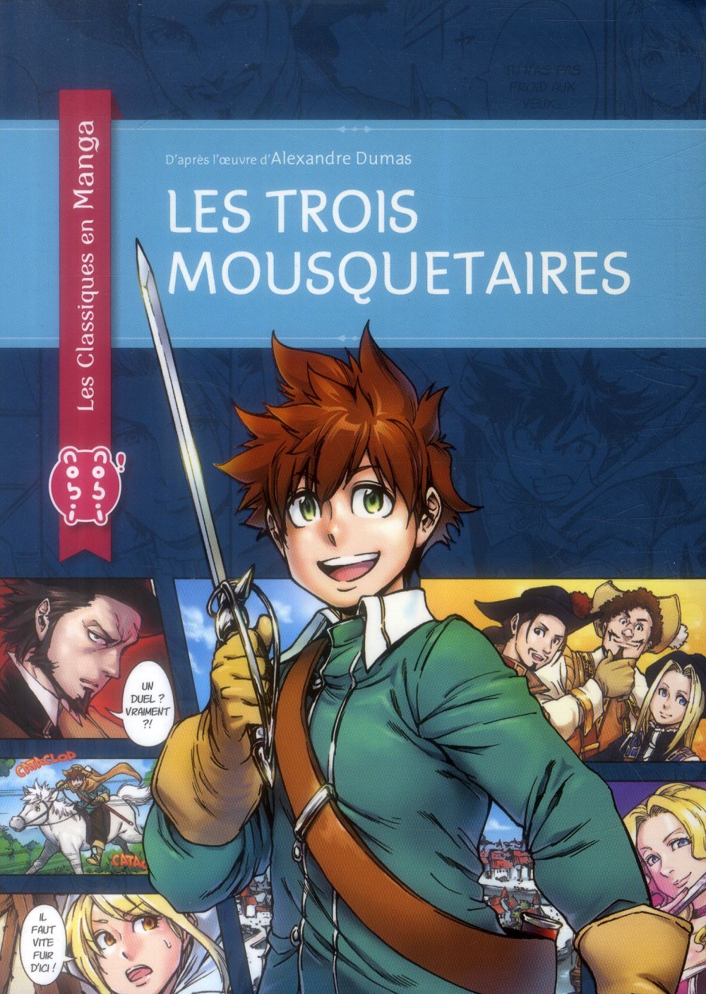Couverture : Les Trois Mousquetaires – Les Classiques en Manga