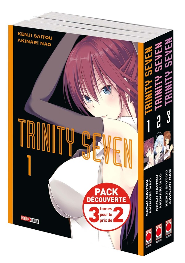 Trinity seven - pack découverte tomes 1 à 3