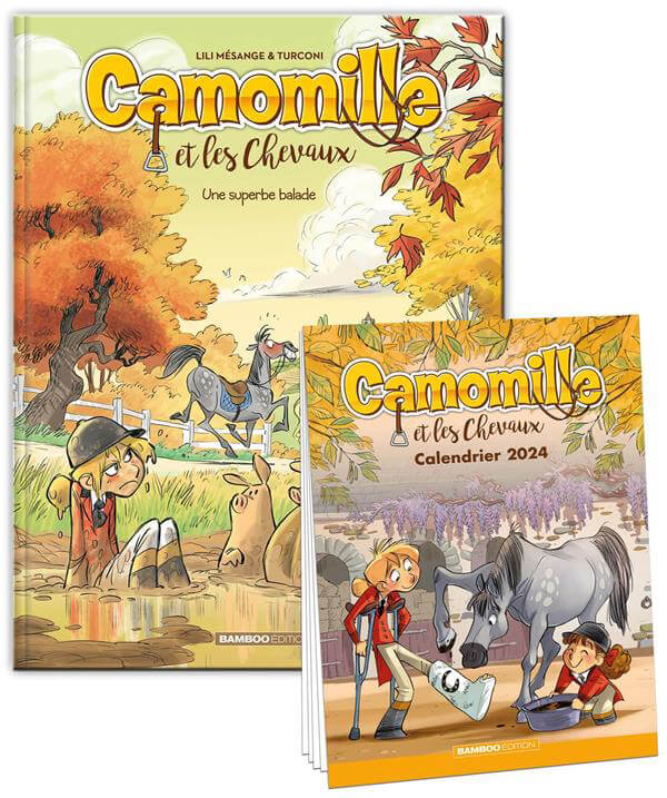 Camomille et les chevaux tome 5 + calendrier 2024 offert