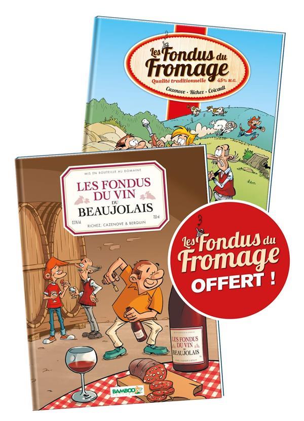 les fondus du vin du Beaujolais + Les fondus du fromage (offert)