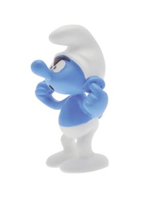 Figurine Le Schtroumpf se bouchant les oreilles