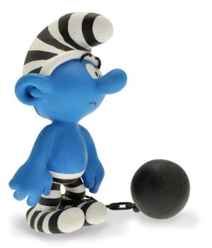 Figurine Le Schtroumpf prisonnier