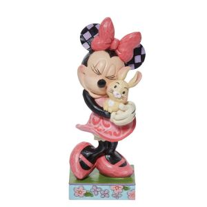 Figurine Minnie Tenant Un Lapin - Disney Traditions Figurine Minnie Tenant Un Lapin - Disney Traditions