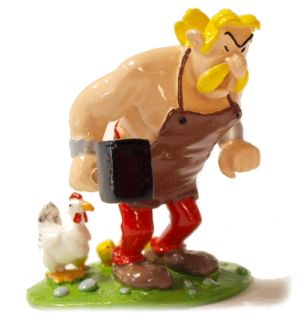 FIGURINE EN RESINE ASTERIX ATLAS PLASTOY 2000