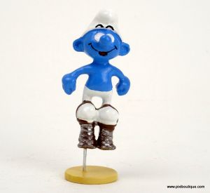 Figurine Schtroumpf à ressorts