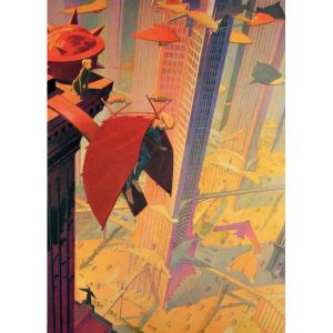 Affiche Vol ; jour ; Schuiten ; 68x98