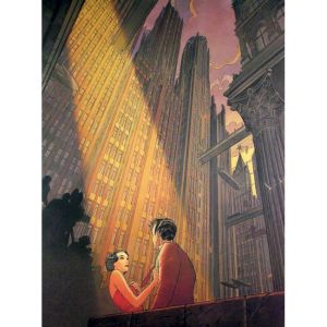 Affiche Le Dernier Plan ; Schuiten ; 68x98