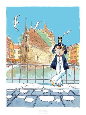 Affiche 30x40 Corto Maltese (festival Sevrier 2016) Affiche 30x40 Corto Maltese (festival Sevrier 2016)