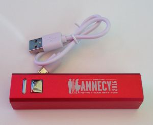 Batterie portable Festival animation Annecy 2016 - rouge Batterie portable Festival animation Annecy 2016 - rouge