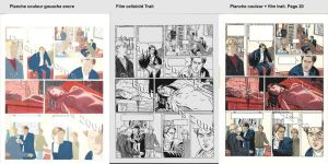 Charly tome 12 - Planche originale couleur trait page 20 Charly tome 12 - Planche originale couleur trait page 20