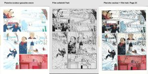 Charly tome 12 - Planche originale couleur trait page 23 Charly tome 12 - Planche originale couleur trait page 23