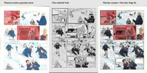 Charly tome 12 - Planche originale couleur trait page 24 Charly tome 12 - Planche originale couleur trait page 24